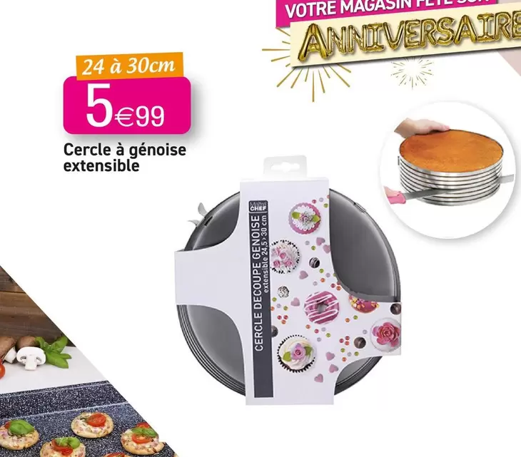 Cercle À Génoise Extensible offre à 5,99€ sur KANDY