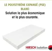 Le Polystyrène Expansé (Pse) Blanc offre sur BigMat