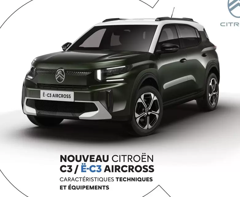 Nouveau Citroen C3 / Éc3 offre sur Citroën