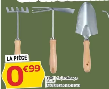 Toutil De Jardinage Métal offre à 0,99€ sur Gifi