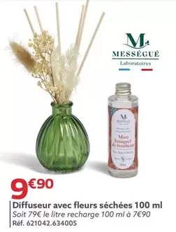 Diffuseur Avec Fleurs Séchées 100 Ml offre à 9,9€ sur Gifi