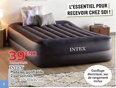 Intex - Matelas Gonflable 2 Personnes offre à 39,9€ sur Gifi