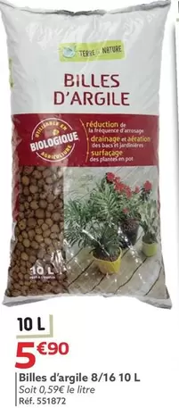 Billes D'argile 8/16 10 L offre à 5,9€ sur Gifi