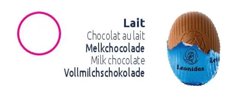 Leonidas - Lait Chocolat Au Lait Melkchocolade Milk Chocolate Vollmilchschokolade  offre sur Leonidas