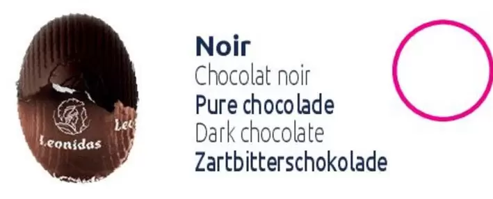 Noir Chocolat Noir offre sur Leonidas