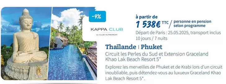 Kappa - Thallande offre à 1538€ sur Macif