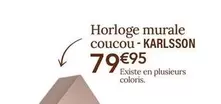 Karlsson - Horloge Murale Coucou offre à 79,95€ sur Ambiance & Styles