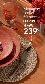 Couzon - Ménagère Haikou 50 Pièces offre à 239€ sur Ambiance & Styles