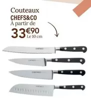 Couteaux - Chefs & Co offre à 33,9€ sur Ambiance & Styles