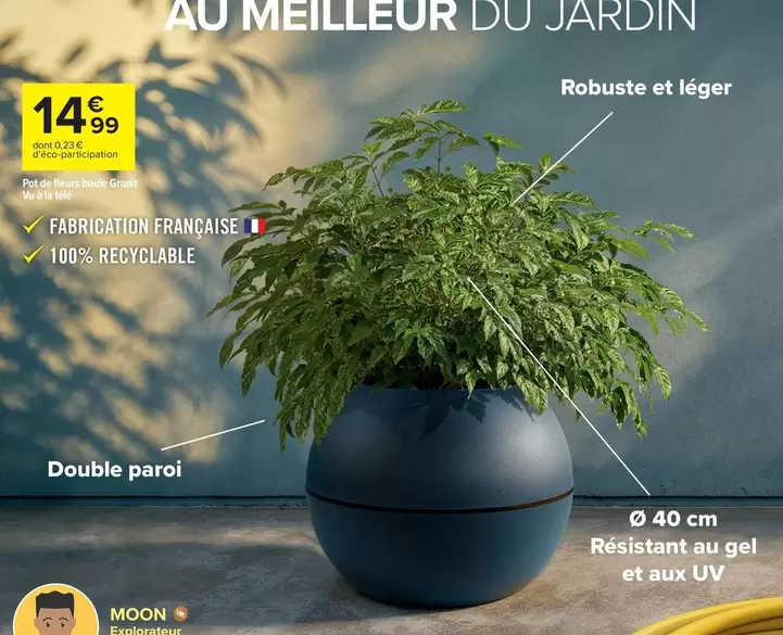 Résistant Au Gel Et Aux Uv Résistant offre à 14,99€ sur Carrefour Contact