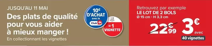 Les Plats De Qualité Pour Vous Aider À Mieux Manger offre à 22,99€ sur Carrefour Contact