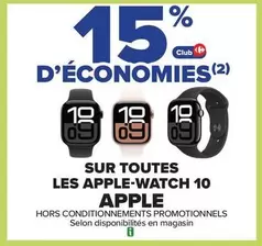 Apple - Sur Toutes Les -watch 10 offre sur Carrefour Contact