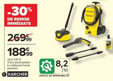 Kärcher - Le Nettoyeur Haute Pression offre à 188,99€ sur Carrefour Contact