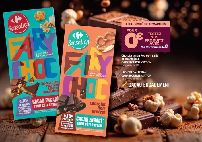 Fairy - Chocolat De Chocolate offre sur Carrefour City