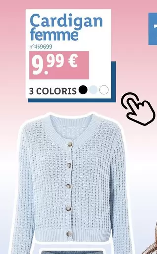 Cardigan Femme offre à 9,99€ sur Lidl