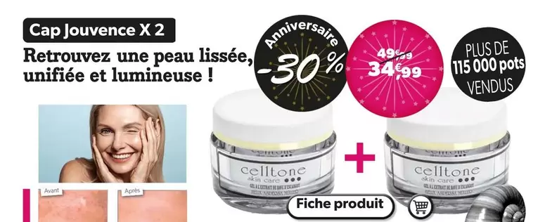 Celltone - Cap Jouvence offre à 34,99€ sur Teleshopping
