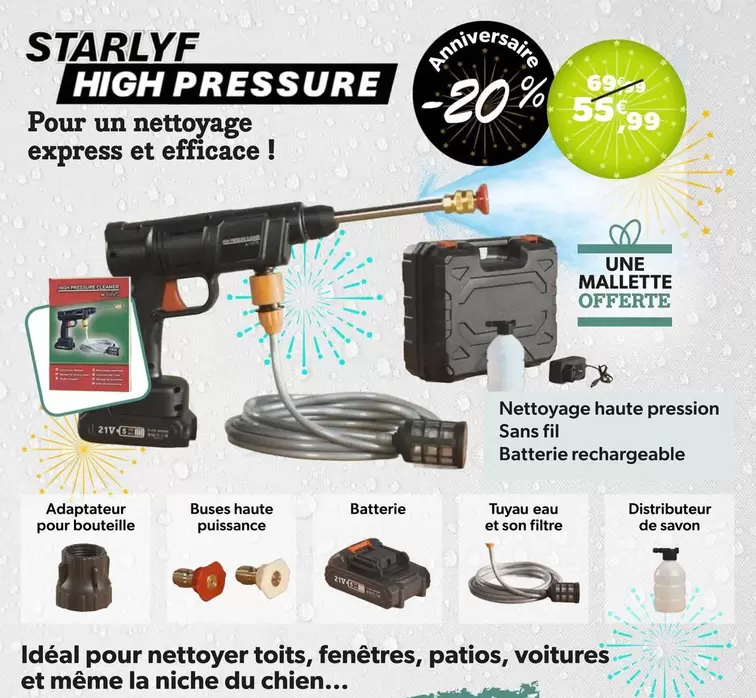 Starlyf - High Pressure  offre à 55,99€ sur Teleshopping