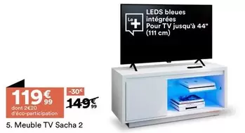 Meuble Tv Sacha 2 offre à 119,99€ sur BUT