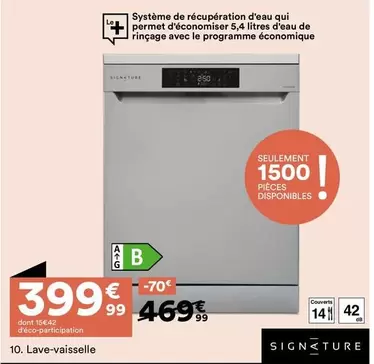 Carrefour - Lave-vaisselle offre à 399,99€ sur BUT