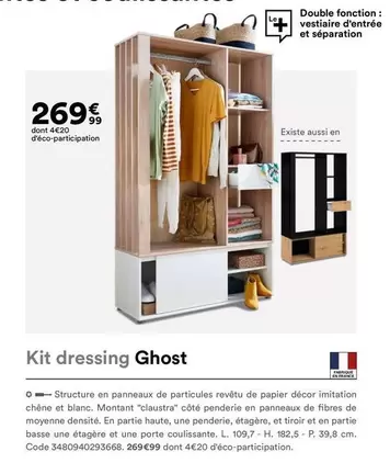 Chêne - Kit Dressing Ghost offre à 269,99€ sur BUT