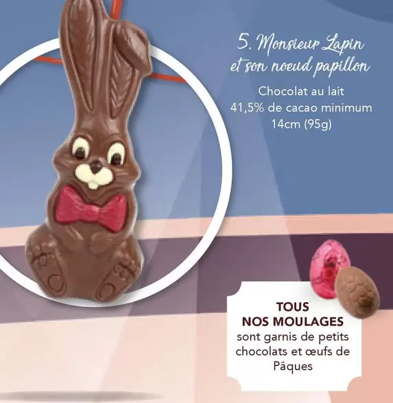 Chocolat Au Lait 41,5% De Cacao Minimum  offre sur De Neuville