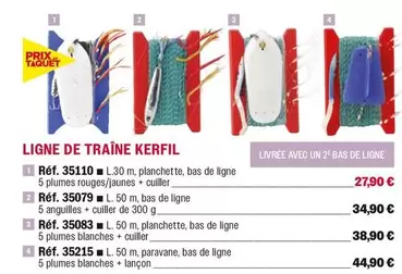 Kerfil - Ligne De Traine  offre à 27,9€ sur Uship