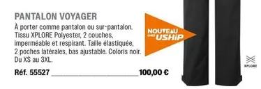 Xs - Pantalon Voyager offre à 100€ sur Uship