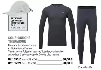 Xs - Sous-couche Thermique offre à 50€ sur Uship