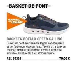 Baskets Botalo Speed Sailing offre à 79€ sur Uship