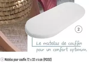 Matelas Pour Couffin  offre sur Orchestra