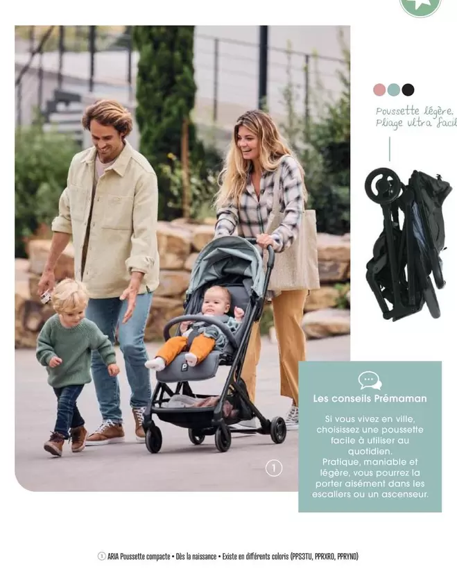 Aria Poussette Compacte offre sur Orchestra