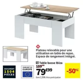 Ibiza - Table Basse offre à 79,99€ sur Conforama