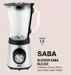 Saba - Blender offre sur Conforama