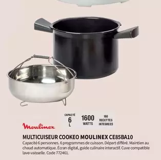 Moulinex - Multicuiseur Cookeo  Ce85ba10 offre sur Conforama