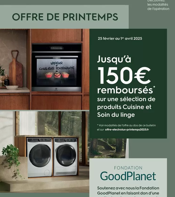 Avril - GoodPlanet offre sur MDA