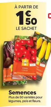 Semences offre à 1,5€ sur Shopix