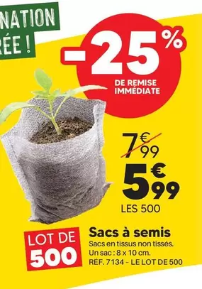 Sacs À Semis offre à 5,99€ sur Shopix