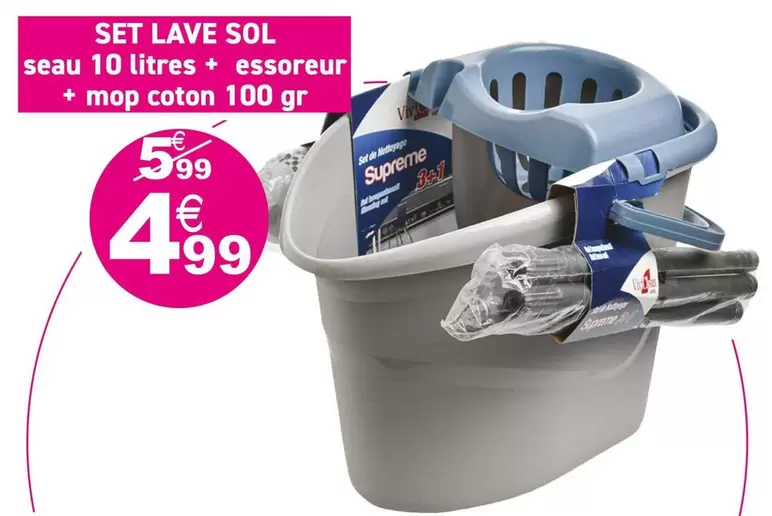 Set Lave Sol offre à 4,99€ sur KANDY