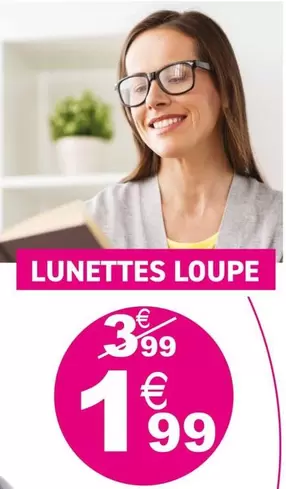 Lunettes Loupe offre à 1,99€ sur KANDY