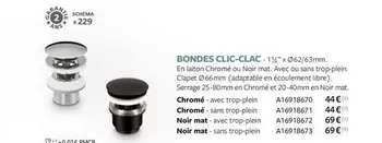 Bondes Clic-Clac offre à 44€ sur Espace Aubade