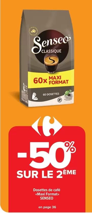 Senseo - Dosettes De Café Alis De Format offre sur Carrefour Market