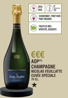 Nicolas Feuillatte - Aop (1) Champagne offre sur E.Leclerc
