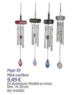 Mini-Carillon offre à 9,49€ sur Jardiland