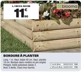 Bordure À Planter offre à 11,9€ sur Brico Dépôt