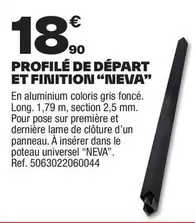 Profile De Depart Et Finition "Neva" offre à 18,9€ sur Brico Dépôt