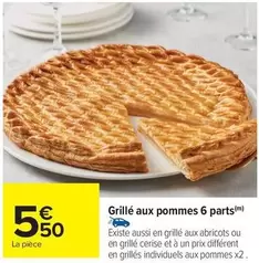 Grillé Aux Pommes 6 Parts offre à 5,5€ sur Carrefour Contact