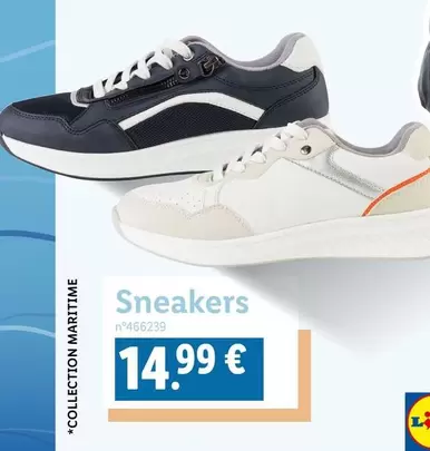 Sneakers offre à 14,99€ sur Lidl