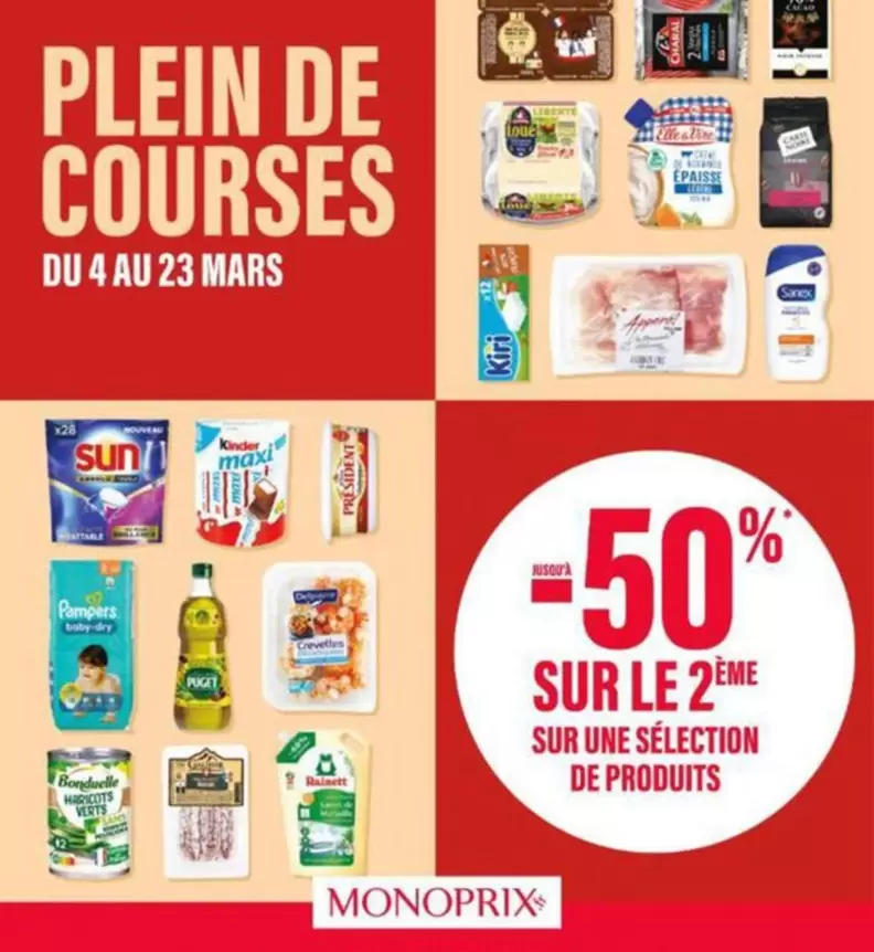 Elle & Vire - Plein De Courses offre sur Monop'