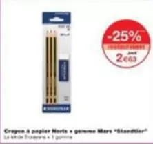 Crayon A Papier  offre à 2,63€ sur Monop'