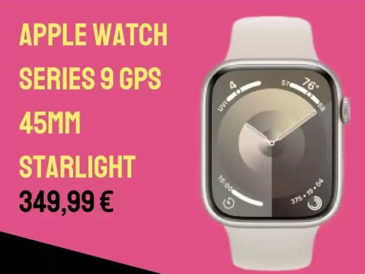 Apple - Watch Series 9 Gps offre à 349,99€ sur Cash Converters